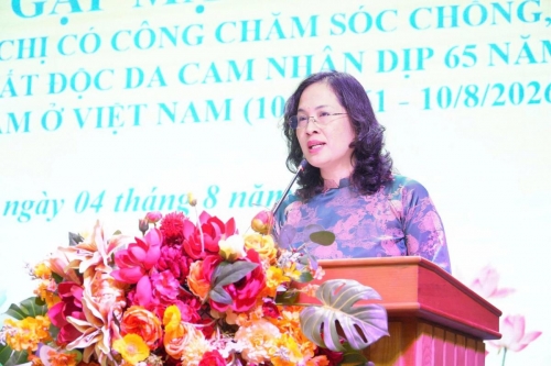 HỘI NẠN NHÂN CHẤT ĐỘC DA CAM/DIOXIN THÀNH PHỐ HÀ NỘI TỔ CHỨC HỘI NGHỊ TRI ÂN CÁC BÀ, CÁC CHỊ CÓ CÔNG CHĂM SÓC CHỒNG, CON LÀ NẠN NHÂN DA CAM DỊP 65 NĂM THẢM HỌA DA CAM Ở VIỆT NAM (10/8/1961 - 10/8/2026)