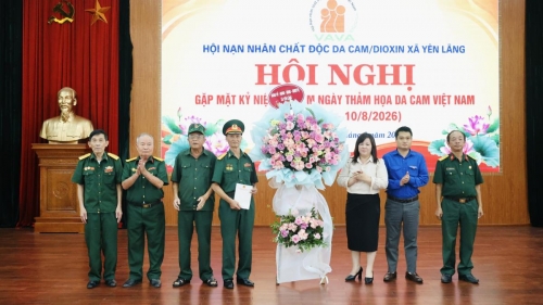 HỘI XÃ YÊN LÃNG GẶP MẶT, TRI ÂN NẠN NHÂN CHẤT ĐỘC DA CAM NHÂN DỊP 65 NĂM THẢM HỌA DA CAM Ở VIỆT NAM
